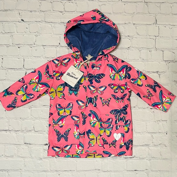Hatley Jackets & Coats New Hatley Butterfly Raincoat Girls 2t
